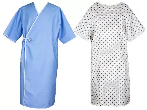 Unisex Hospital Patient Gown | Comfortable & Durable Patient Gown for Men and Women